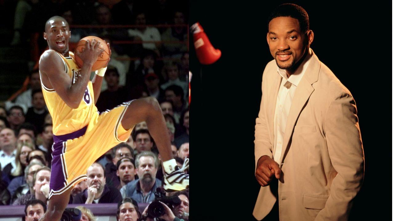 Kobe Bryant (L) and Will Smith (R)