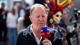 Martin Brundle of Sky Sports at the Mexico City GP paddock