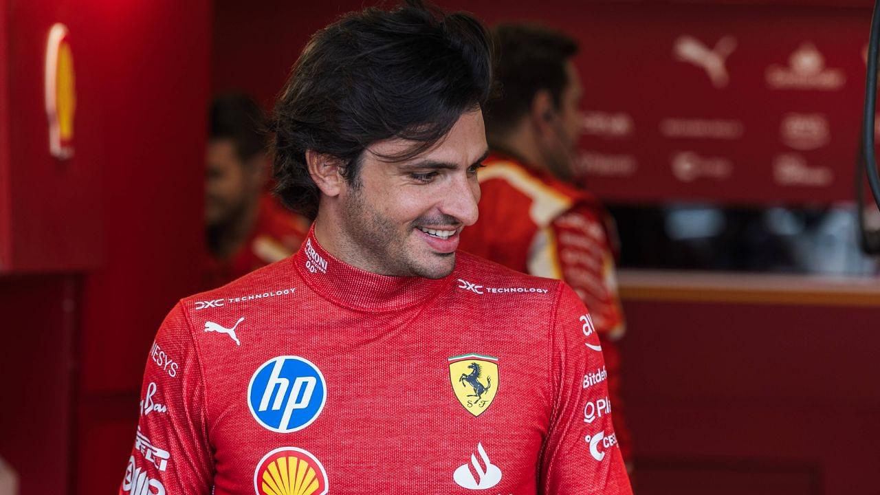 Carlos Sainz Jr of Spain and Scuderia Ferrari during Formula One Brazil Grand Prix