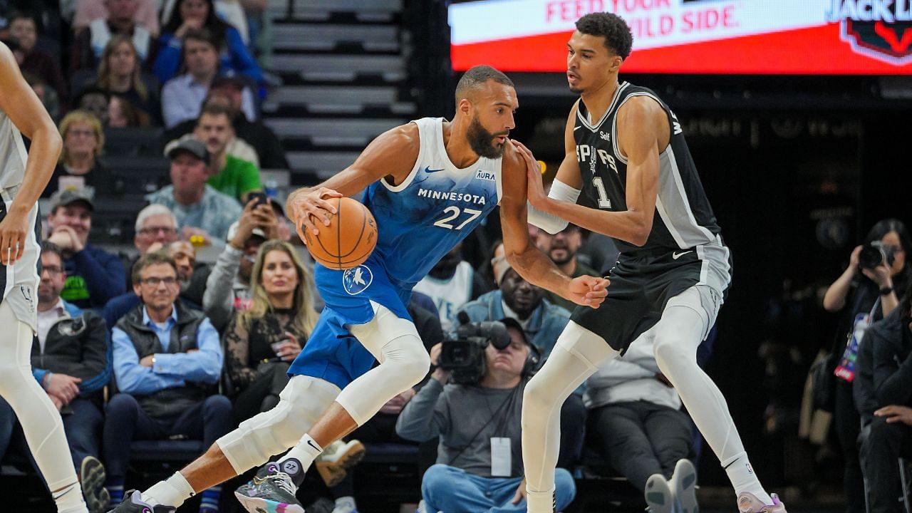 Rudy Gobert and Victor Wembanyama