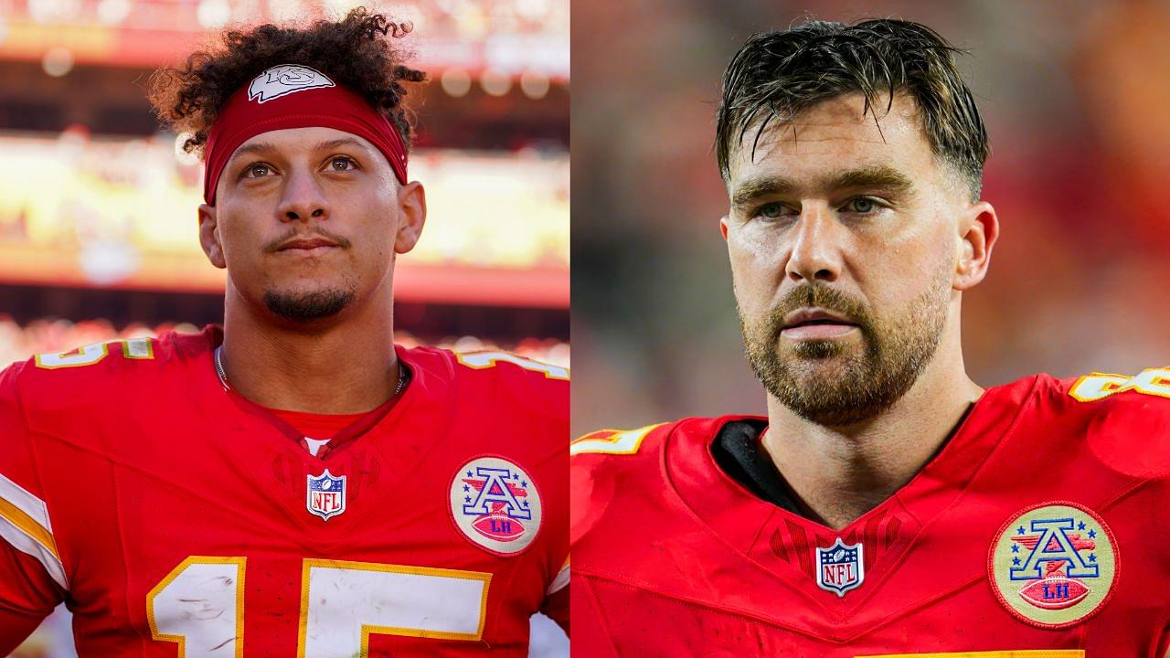 Patrick Mahomes and Travis Kelce