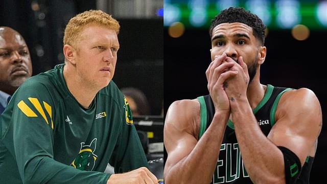 Brian Scalabrine and Jayson Tatum