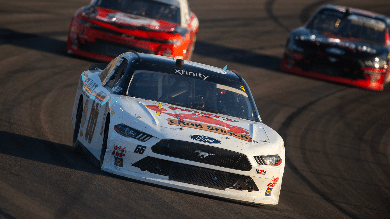 NASCAR Xfinity Series driver Timmy Hill (66) during the Championship Race at Phoenix Raceway.