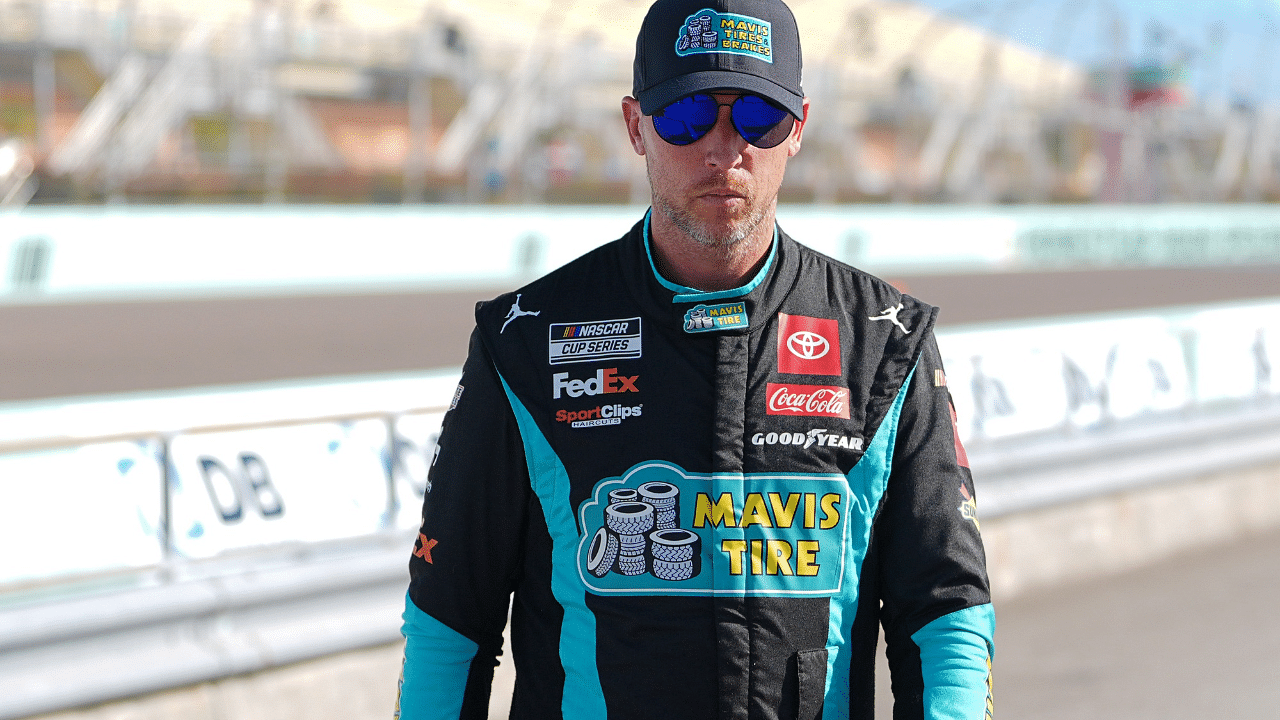 NASCAR Cup Series driver Denny Hamlin (11) during qualifying for the Straight Talk Wireless 400 at Homestead-Miami Speedway.