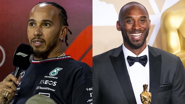 Lewis Hamilton (L) and Kobe Bryant (R)