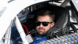 NASCAR Cup Series driver Ricky Stenhouse Jr. (47) sits in his car Sunday, July 21, 2024, ahead of the Brickyard 400 at Indianapolis Motor Speedway.