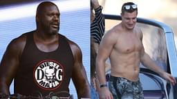 Shaquille O'Neal and Rob Gronkowski