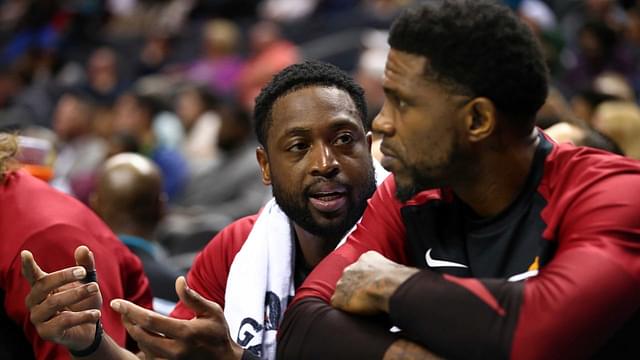 Dwyane Wade and Udonis Haslem