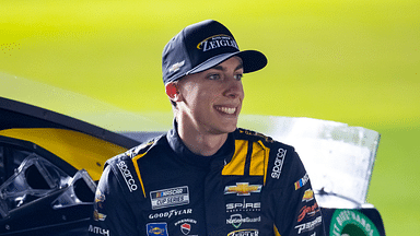 NASCAR Cup Series driver Carson Hocevar (77) during qualifying for the Daytona 500 at Daytona International Speedway.