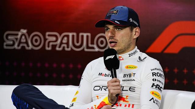 VERSTAPPEN Max (ned), Red Bull Racing RB20, portrait press conference, during the Formula 1 Grande Premio de Sao Paulo 2024