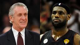 Pat Riley and LeBron James