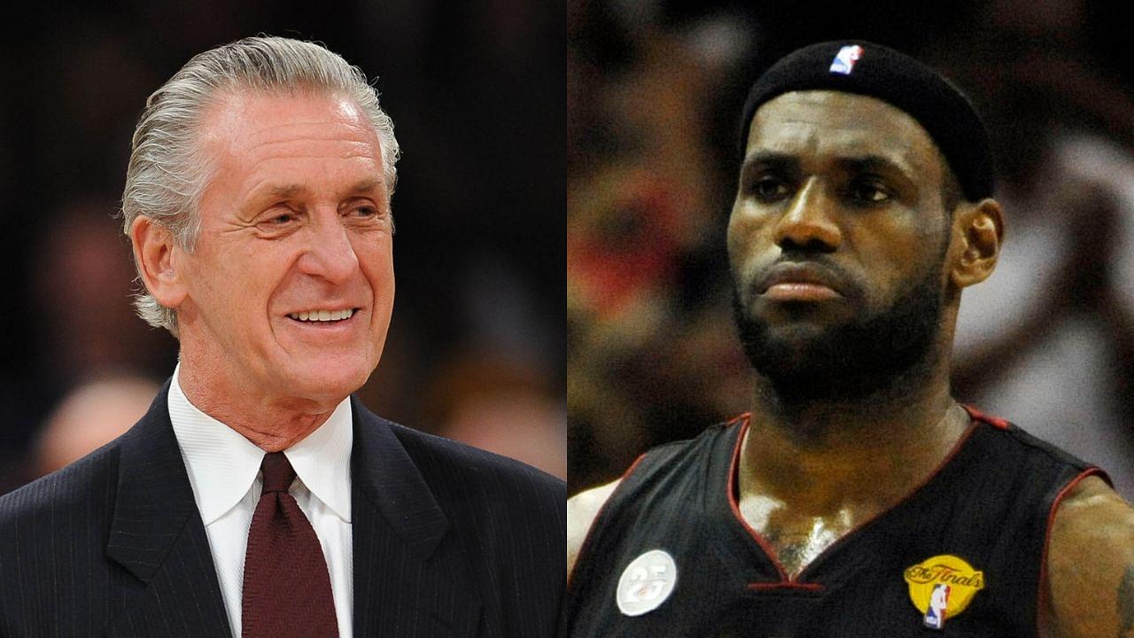 Pat Riley and LeBron James