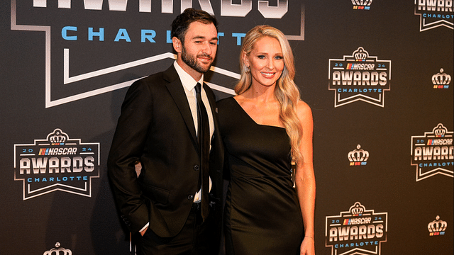 NASCAR Cup Series driver Chase Elliott (9) and his guest Ashley Anderson during the NASCAR Awards Banquet at Charlotte Convention Center.