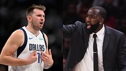 Luka Doncic and Kendrick Perkins