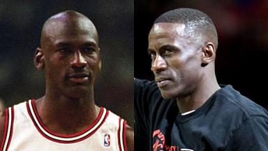 Michael Jordan and Vernon Maxwell