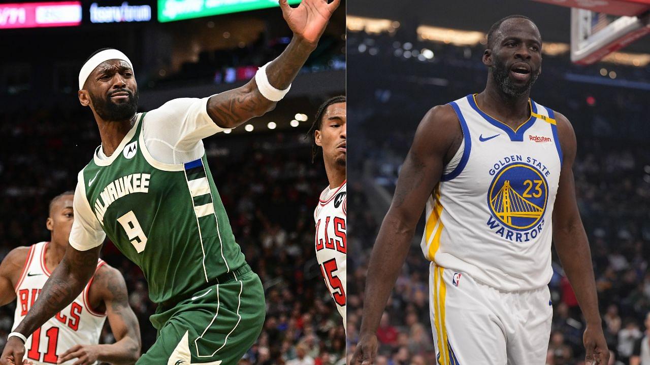 Bobby Portis (L) and Draymond Green (R)