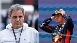 Juan Pablo Montoya(L), Max Verstappen(R)