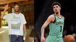 Evan Turner (L) and LaMelo Ball (R)