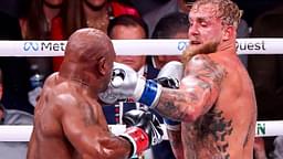 Netflix & Most Valuable Promotions Boxing Event Fight Night, AT&T Stadium, Arlington, Texas, United States 15 11 2024 Mike Tyson vs Jake Paul Jake Paul and Mike Tyson Jake Paul and Mike Tyson 15 11 2024 PUBLICATIONxNOTxINxUKxIRLxFRAxNZL