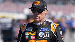 NASCAR Cup Series driver Kevin Harvick(4) walks down pit road during qualifying for the GEICO 500 at Talladega Superspeedway.