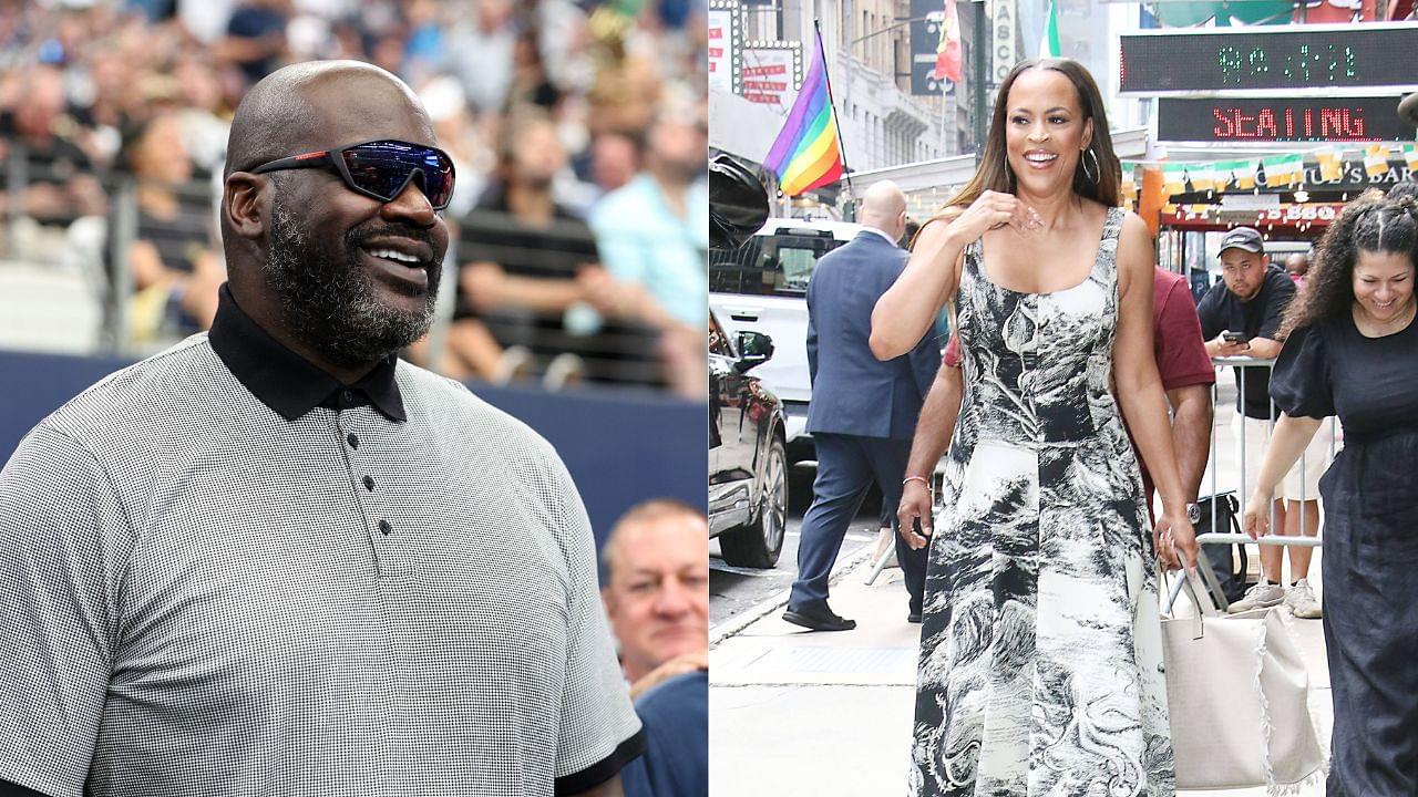 Shaquille O'Neal (L), Shaunie Henderson (R).