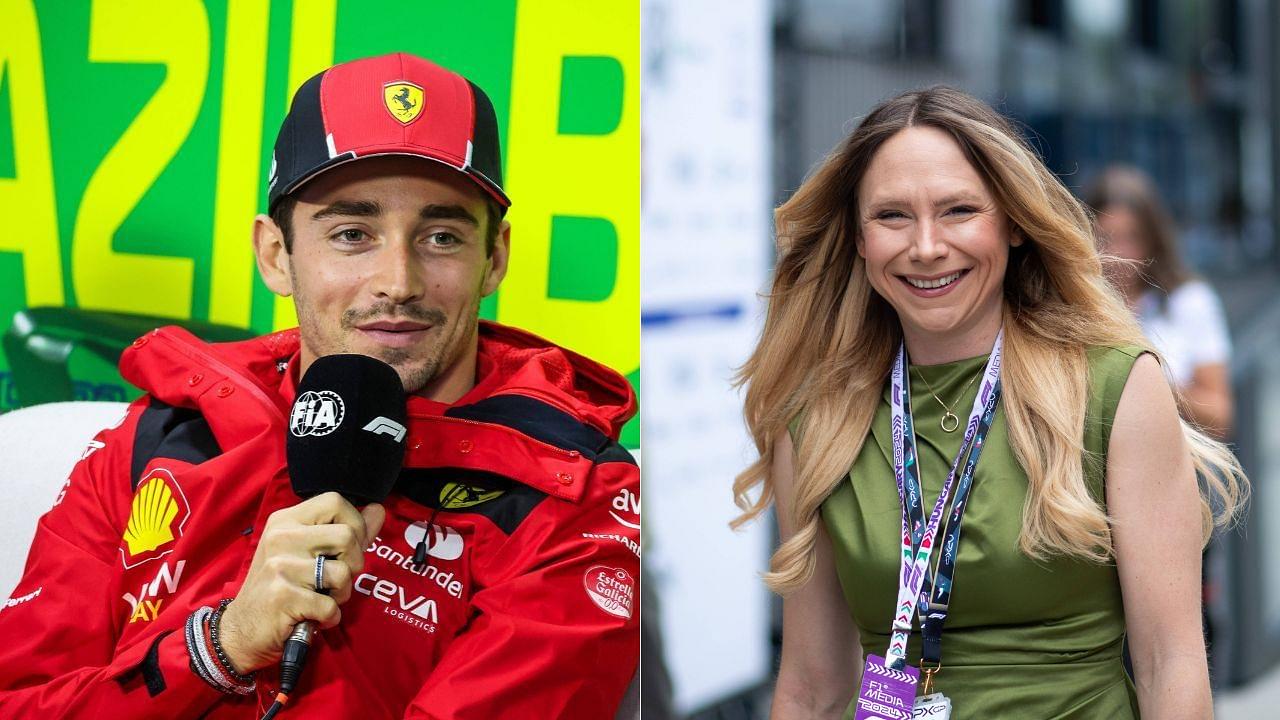 Charles Leclerc(L), Ruth Buscombe(R)