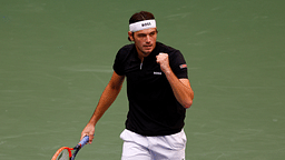 Taylor Fritz (USA) and Jannik Sinner (ITA) (not pictured) play in the men’s singles final of the 2024 U.S. Open tennis tournament