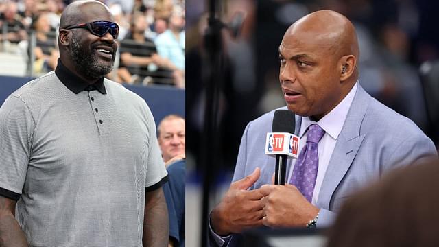 Shaquille O'Neal (L), Charles Barkley (R).