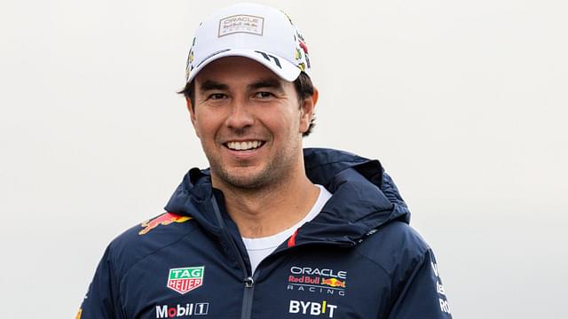 LAS VEGAS, NV - NOVEMBER 22: FP3 and Qualifying Day; Sergio Perez (11) of Mexico and team Oracle Red Bull Racing walks in the paddock during The F1 Heineken Silver Las Vegas Grand Prix on November 22, 2024,