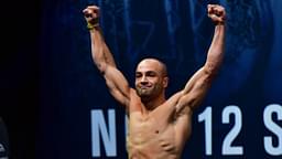 Eddie Alvarez and Conor The Notorious McGregor during weigh-in at UFC 205 in Madison Square Garden. MMA 2016 - UFC 205 - Weigh-In