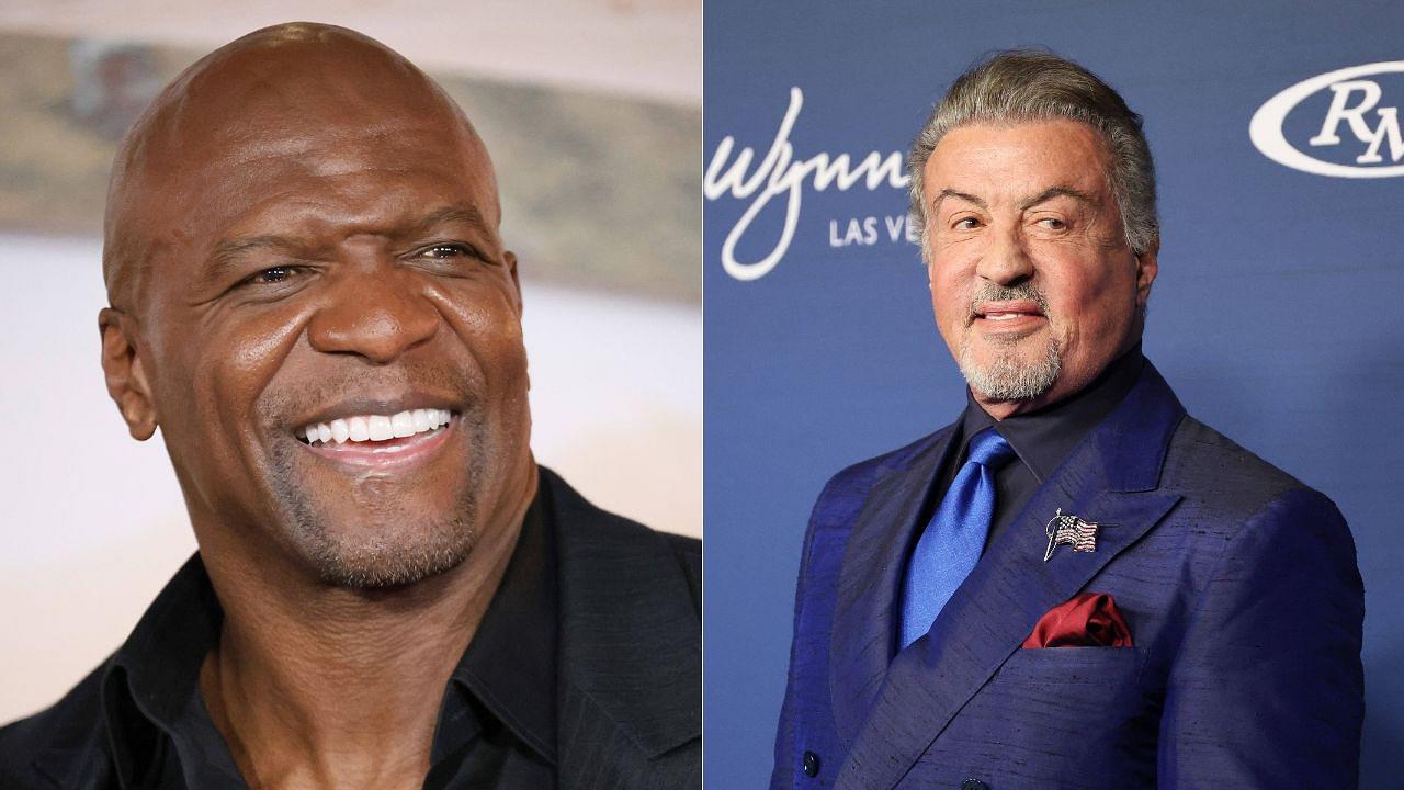 Terry Crews(L), Sylvester Stallone(R)