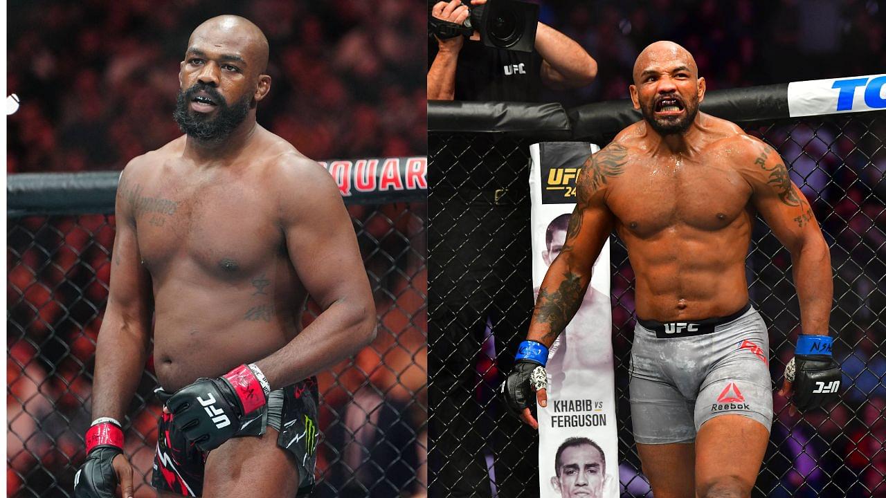 Jon Jones (L), Yoel Romero (R)