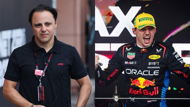 Felipe Massa (L) and Max Verstappen (R)