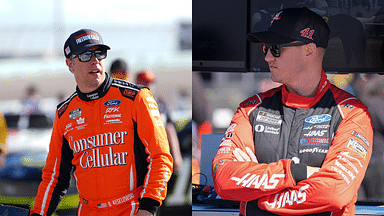 Brad Keselowski (R) and Ryan Preece (L)