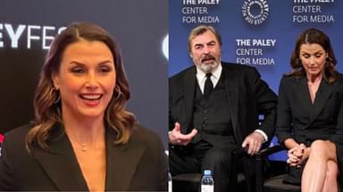 Bridget Moynahan (L) and Tom Selleck (R).