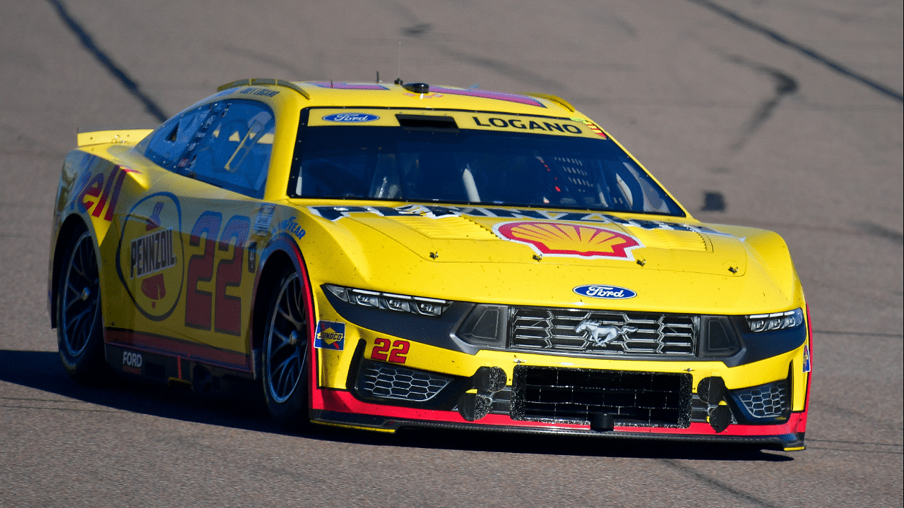 NASCAR Cup Series driver Joey Logano (22) during the Cup Series championship race at Phoenix Raceway.