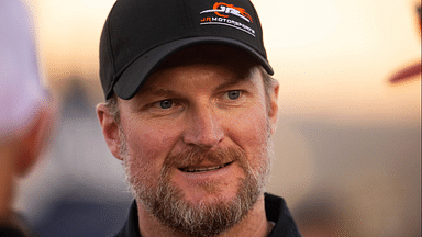 Nov 9, 2024; Avondale, Arizona, USA; NASCAR Xfinity Series team owner Dale Earnhardt Jr during the Championship race at Phoenix Raceway. Mandatory Credit: Mark J. Rebilas-Imagn Images