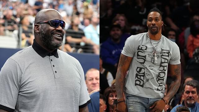 Shaquille O'Neal(L) and Dwight Howard(R)