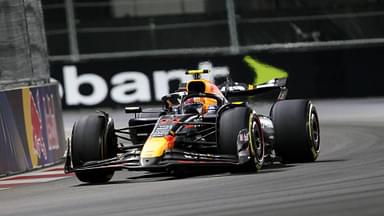 LAS VEGAS, NV - NOVEMBER 23: Sergio Perez of Mexico (11) Oracle Red Bull Racing in action during the F1 Heineken Silver Las Vegas Grand Prix on Saturday, Nov. 23, 2024, at the Las Vegas Street Circuit in Las Vegas, Nevada.