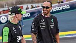 Valtteri Bottas and Lewis Hamilton at Interlagos, Brazil