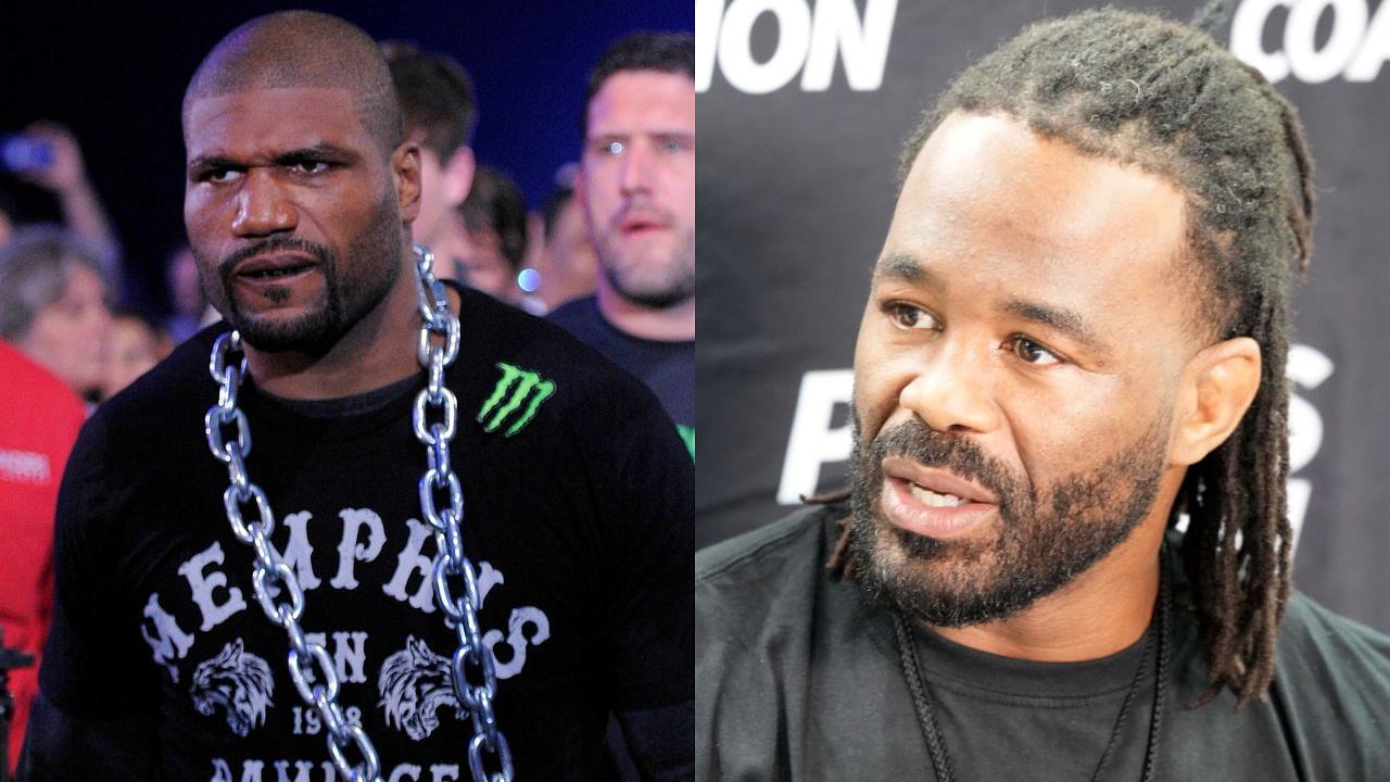 Quinton Jackson (L), Rashad Evans (R)