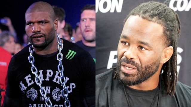 Quinton Jackson (L), Rashad Evans (R)