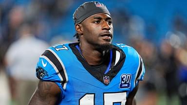 Carolina Panthers wide receiver Xavier Legette (17) during the second half at Bank of America Stadium.