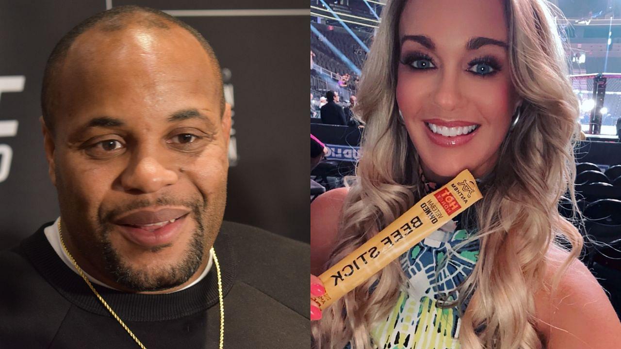 Daniel Cormier (L) and Laura Sanko (R)