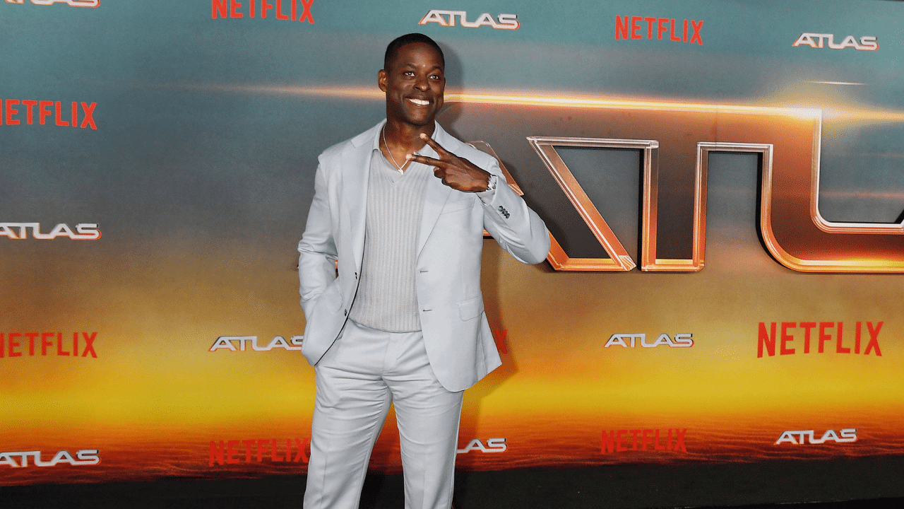 Sterling K. Brown attends the Premiere For Netflix s Atlas at The Egyptian Theatre Hollywood on May 20, 2024 in Los Angeles, California.