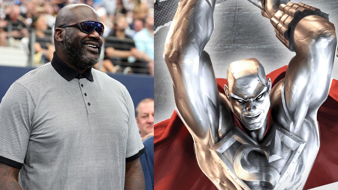 Shaquille O'Neal (L) and Steel (R)