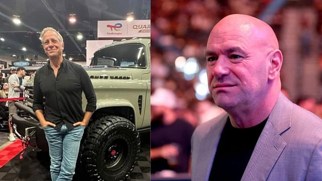 Mike Rowe (L), Dana White (R)