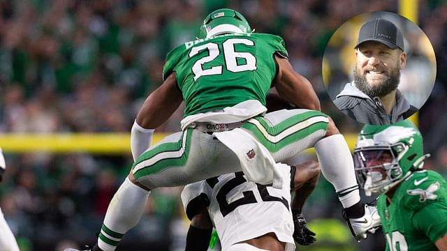 Saquon Barkley and Ben Roethlisberger