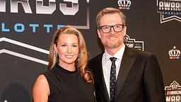 Dale Earnhardt Jr. and wife Amy during the NASCAR Awards Banquet at Charlotte Convention Center.