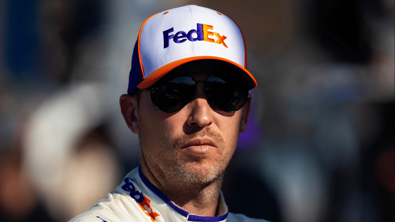 NASCAR Cup Series driver Denny Hamlin during qualifying for the NASCAR Championship Race at Phoenix Raceway.